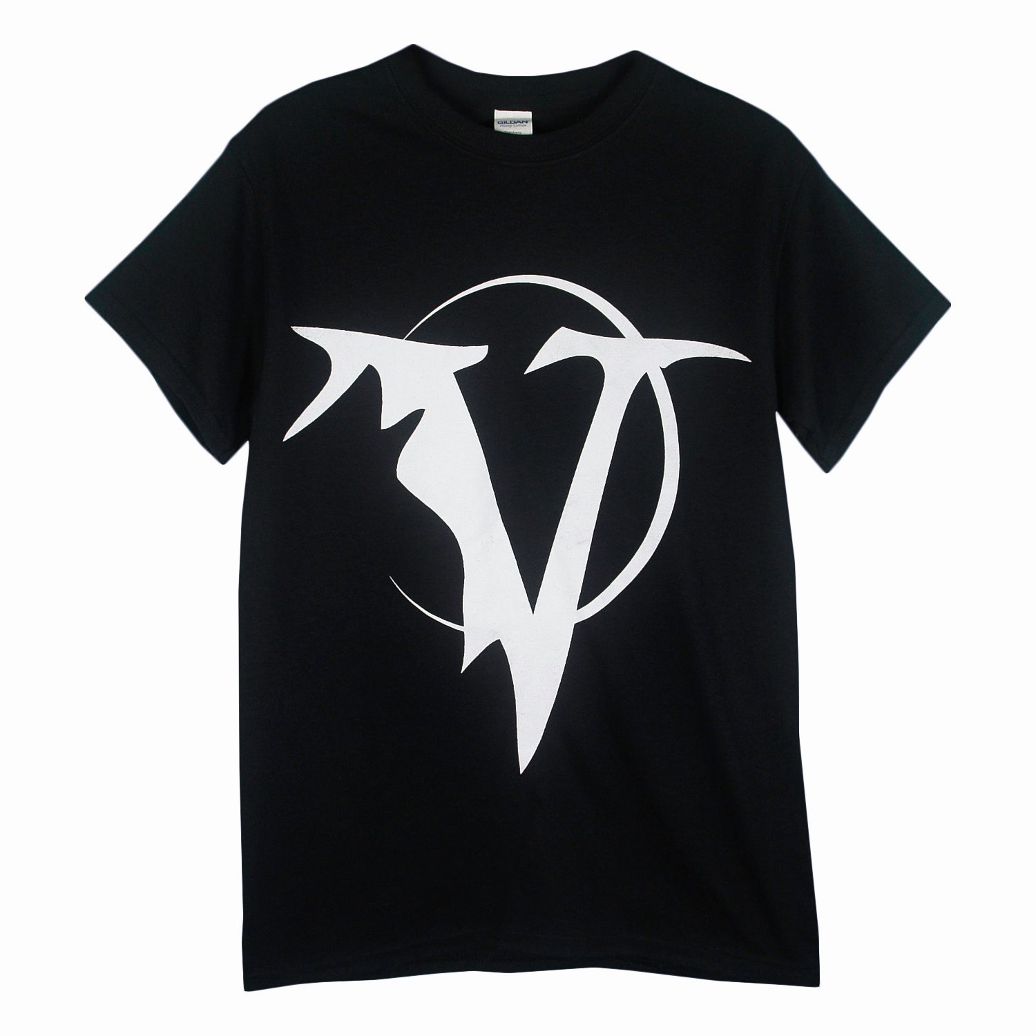 V Circle Logo Black