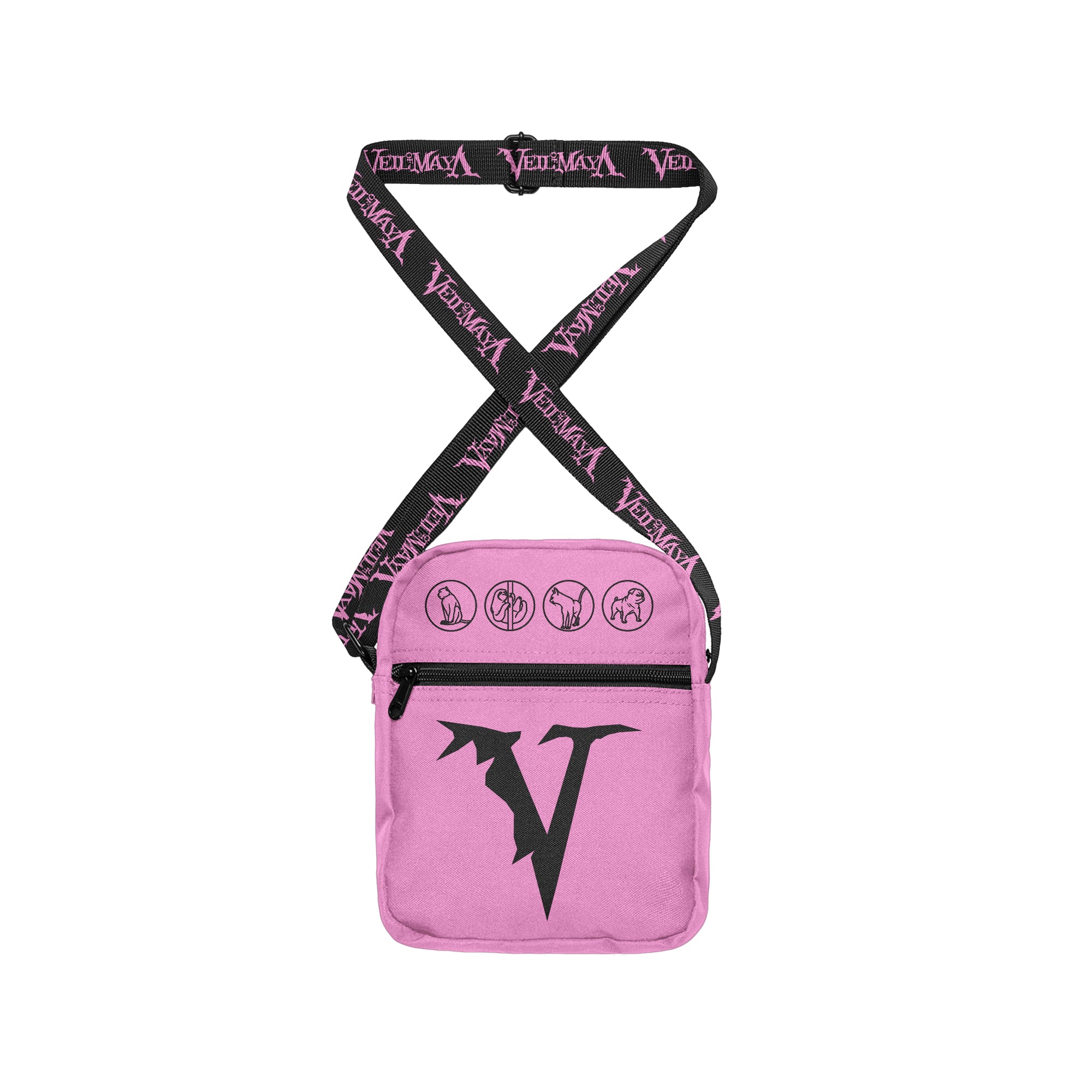 Logo Pink Cross Body Bag